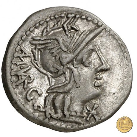 257/1 - denario M. Vargunteius 130 BC (Roma)
