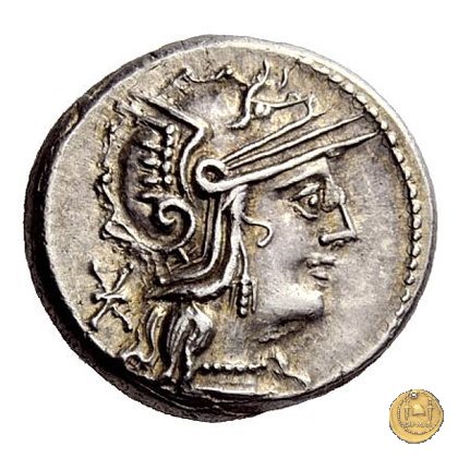 259/1 - denario Q. Marcius Philippus 129 BC (Roma)