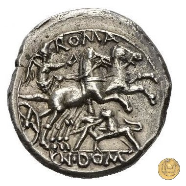 261/1 - denario Cn. Domitius (Ahenobarbus) 128 BC (Roma)