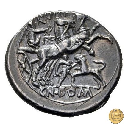 261/1 - denario Cn. Domitius (Ahenobarbus) 128 BC (Roma)