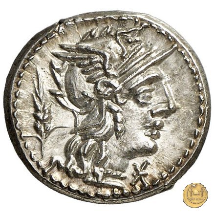 261/1 - denario Cn. Domitius (Ahenobarbus) 128 BC (Roma)