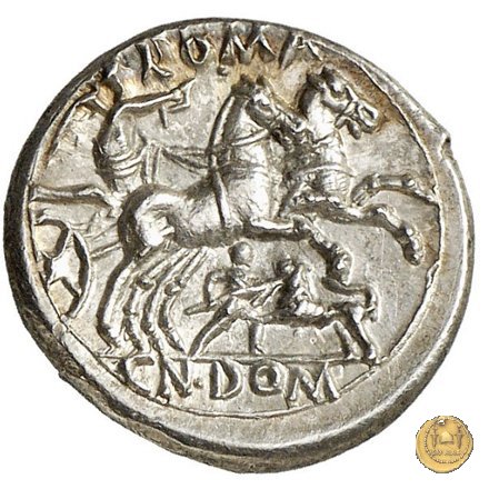 261/1 - denario Cn. Domitius (Ahenobarbus) 128 BC (Roma)