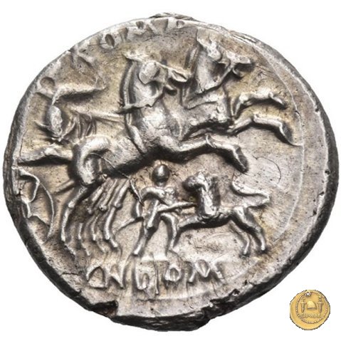 261/1 - denario Cn. Domitius (Ahenobarbus) 128 BC (Roma)