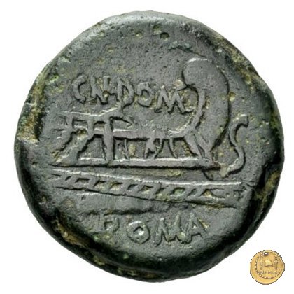 261/2 - semisse Cn. Domitius (Ahenobarbus) 128 BC (Roma)