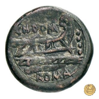 261/3 - triente Cn. Domitius (Ahenobarbus) 128 a.C. (Roma)