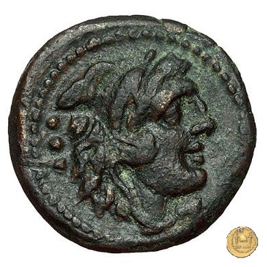 261/4 - quadrante Cn. Domitius (Ahenobarbus) 128 BC (Roma)