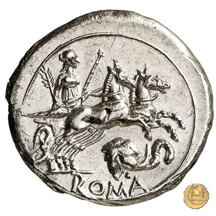 262/1 - denario L. Caecilius Q.f.Q.n. Metellus Diadematus 128 BC (Roma)