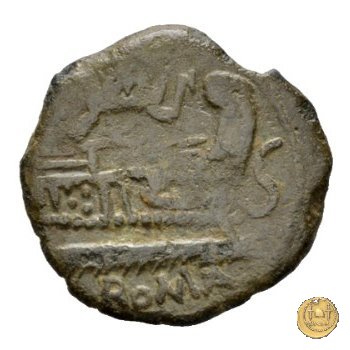 262/2 - semisse L. Caecilius Q.f.Q.n. Metellus Diadematus 128 BC (Roma)