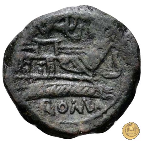 262/2 - semisse L. Caecilius Q.f.Q.n. Metellus Diadematus 128 BC (Roma)