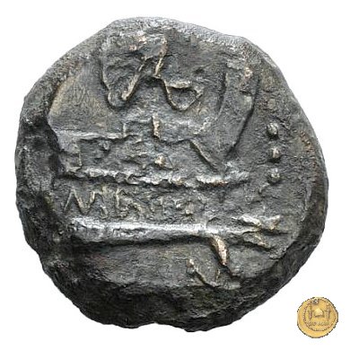 262/4 - quadrante L. Caecilius Q.f.Q.n. Metellus Diadematus 128 BC (Roma)