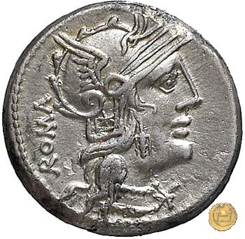 263/1 - denario M. Caecilius Q.f. Q.n. Metellus 127 BC (Roma)