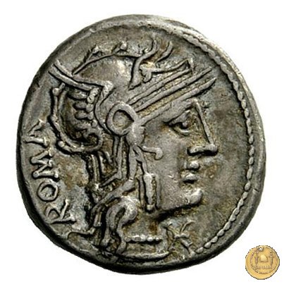 263/1 - denario M. Caecilius Q.f. Q.n. Metellus 127 BC (Roma)