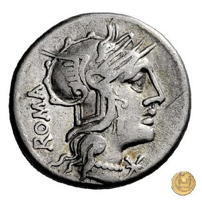 263/1 - denario M. Caecilius Q.f. Q.n. Metellus 127 BC (Roma)