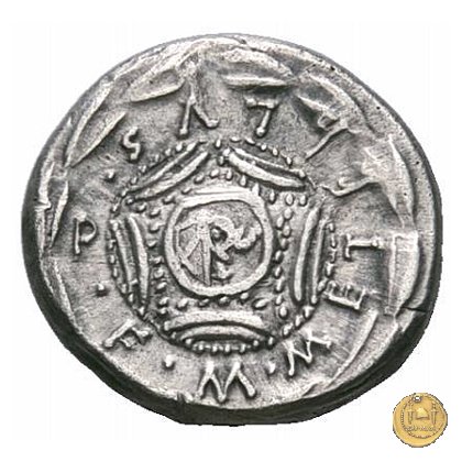 263/1 - denario M. Caecilius Q.f. Q.n. Metellus 127 BC (Roma)