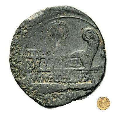263/5 - quadrante M. Caecilius Q.f. Q.n. Metellus 127 a.C. (Roma)