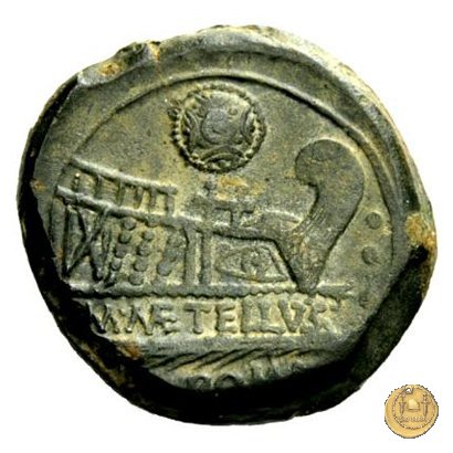 263/5 - quadrante M. Caecilius Q.f. Q.n. Metellus 127 BC (Roma)