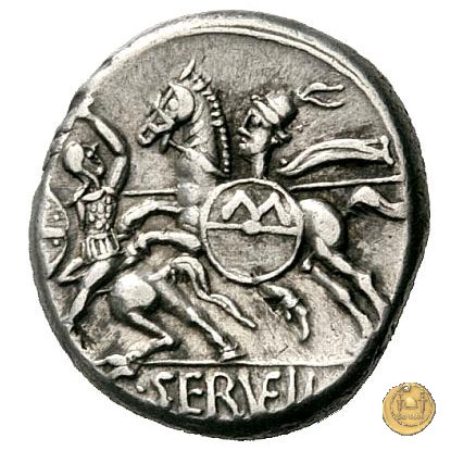 264/1 - denario C. Servilius Vatia 127 BC (Roma)