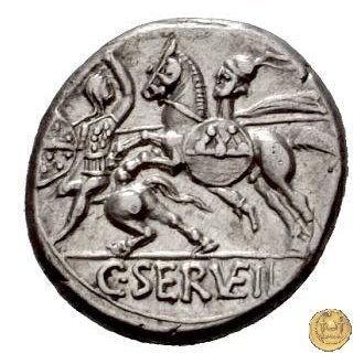 264/1 - denario C. Servilius Vatia 127 BC (Roma)