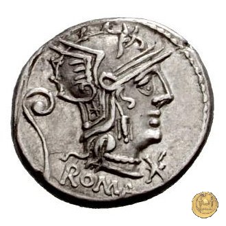 264/1 - denario C. Servilius Vatia 127 BC (Roma)