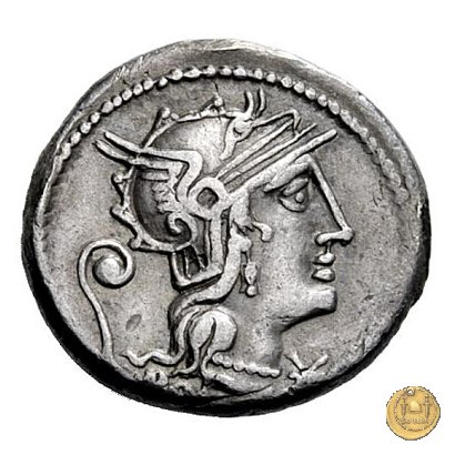 264/1 - denario C. Servilius Vatia 127 BC (Roma)