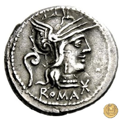 264/1 - denario C. Servilius Vatia 127 BC (Roma)