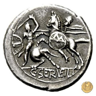 264/1 - denario C. Servilius Vatia 127 BC (Roma)