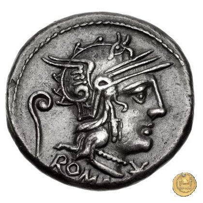 264/1 - denario C. Servilius Vatia 127 BC (Roma)