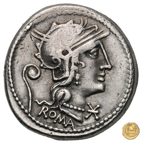 264/1 - denario C. Servilius Vatia 127 BC (Roma)