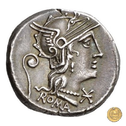 264/1 - denario C. Servilius Vatia 127 BC (Roma)