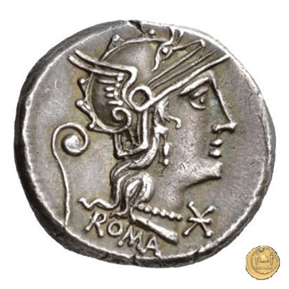 264/1 - denario C. Servilius Vatia 127 BC (Roma)