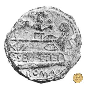 264/2 - semisse C. Servilius Vatia 127 BC (Roma)