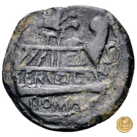 264/2 - semisse C. Servilius Vatia 127 BC (Roma)