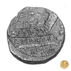 264/4 - quadrante C. Servilius Vatia 127 BC (Roma)