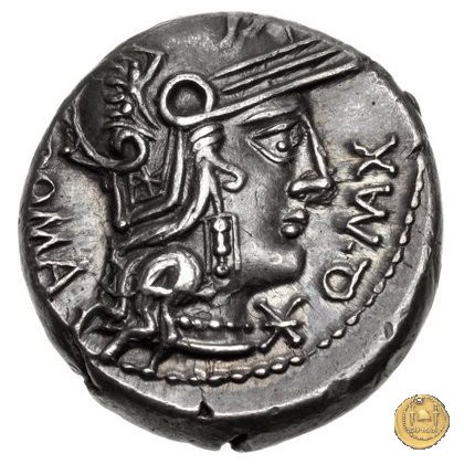 265/1 - denario Q. Fabius Maximus 127 BC (Roma)