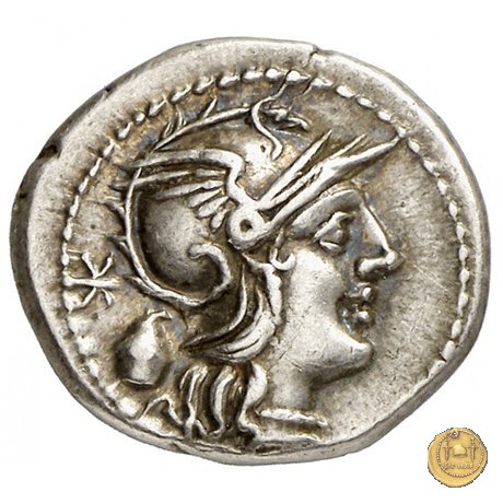 266/1 - denario C. Cassius 126 BC (Roma)