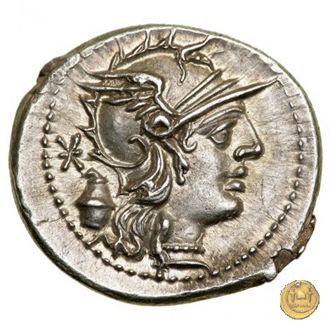 266/1 - denario C. Cassius 126 BC (Roma)