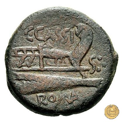 266/2 - dodrans C. Cassius 126 BC (Roma)