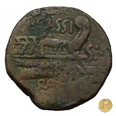 266/2 - dodrans C. Cassius 126 BC (Roma)