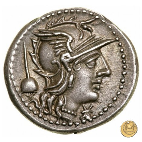 267/1 - denario T. Quinctius Flamininus 126 BC (Roma)