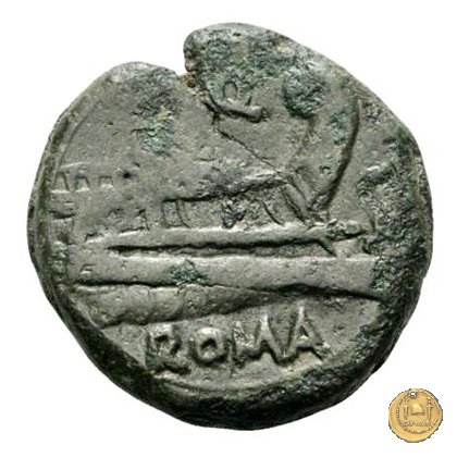 267/2 - semisse T. Quinctius Flamininus 126 BC (Roma)