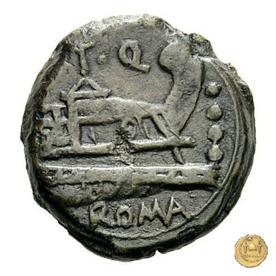 267/3 - triente T. Quinctius Flamininus 126 BC (Roma)