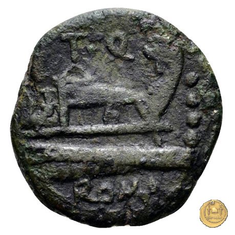 267/3 - triente T. Quinctius Flamininus 126 BC (Roma)