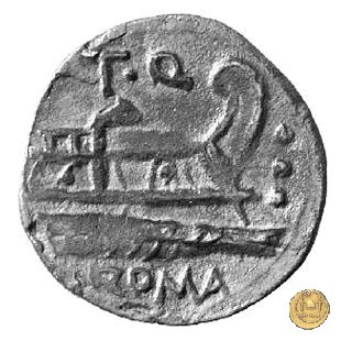 267/4 - quadrante T. Quinctius Flamininus 126 BC (Roma)