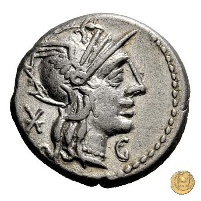 268/1 - denario Numilius Fabius Pictor 126 BC (Roma)