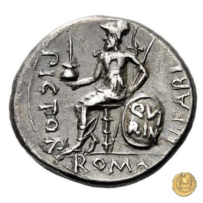 268/1 - denario Numilius Fabius Pictor 126 BC (Roma)