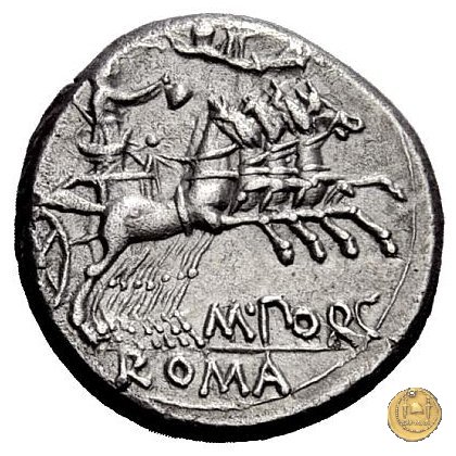 270/1 - denario M. Porcius Laeca 125 BC (Roma)