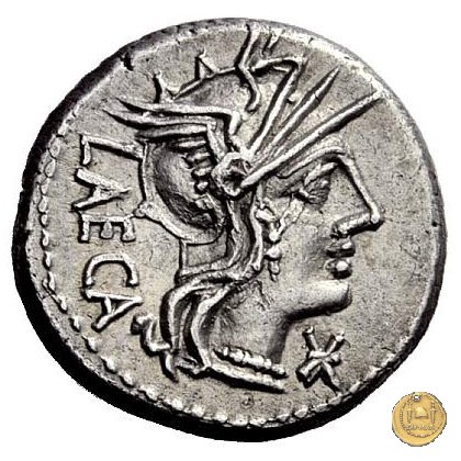 270/1 - denario M. Porcius Laeca 125 BC (Roma)