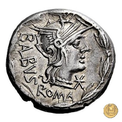 271/1 - denario Mn. Acilius Balbus 125 BC (Roma)