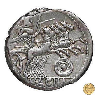 271/1 - denario Mn. Acilius Balbus 125 BC (Roma)