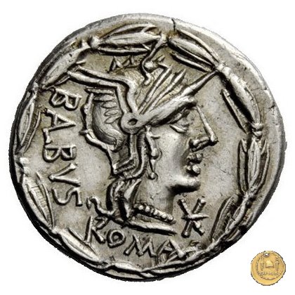 271/1 - denario Mn. Acilius Balbus 125 BC (Roma)